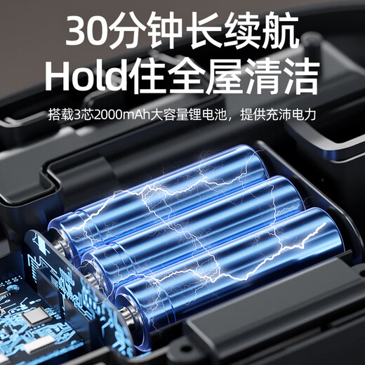 AUX home wireless suction and mopping all-in-one vacuum cleaner home handheld car-mounted large suction bed mite removal pet small multi-purpose dust removal AXS-527 wireless brush suction + wet mopping integrated upgraded version