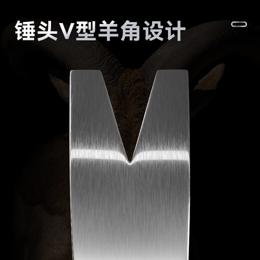 Deli fiber handle claw hammer multi-purpose nail hammer iron hammer fiber handle claw hammer fiber handle claw hammer 0.5KG DL5002