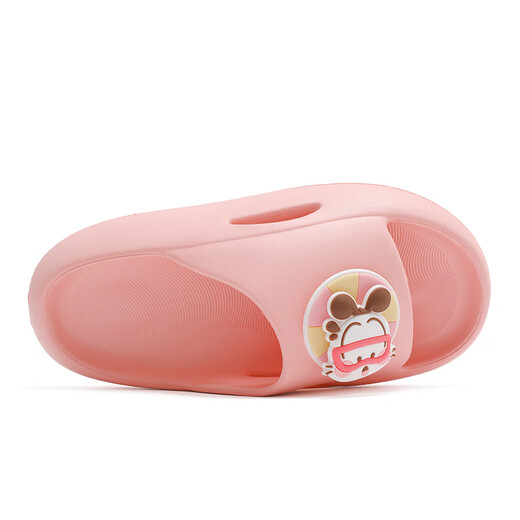 Babudou children's shoes girls slippers summer soft sole flip flops sandals children's shoes 117342005 warm pink 170