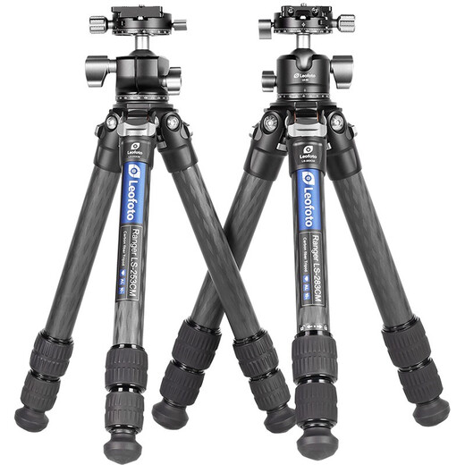 Leofoto LS series desktop carbon fiber tripod gimbal set mobile phone SLR micro single light climbing outdoor photography low angle bracket LS283CM+LH30R (set)