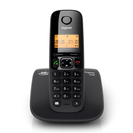 Gigaset Gigaset original SIEMENSA730 cordless phone mother machine clear hands-free A530 system A730 gentleman black one to two