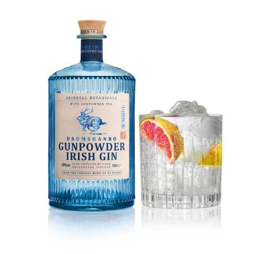 DRUMSHANBO鹿角兔火耀金酒 Gunpowder Irish Gin（纵情四海版） 700mL 1瓶