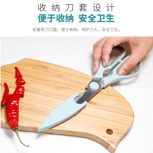 ASD detachable kitchen scissors for cutting chicken bones and scraping fish scales multifunctional knife RGS18A1WG