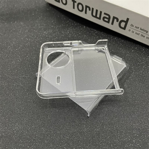 适用vivxflip手机壳新款折叠屏翻盖vivoXFlip手机套透明硬壳超薄 透明 vivoxflip