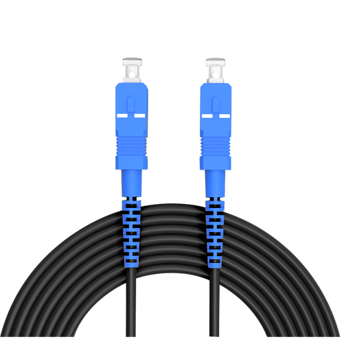 EB-LINK Engineering Telecom grade single-mode single-core outdoor wear-resistant TPU field armored steel wire anti-rat bite compressive tensile optical cable performance coal mine 1-core fiber jumper SC-SC single-mode single-core outdoor field armor 120 meters
