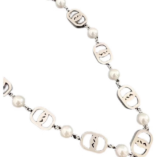 Muchin Men's Light Luxury Trendy Brand Niche Pearl Splicing 925 Sterling Silver Necklace Men's High-Quality Necklace Versatile Accessories Chain