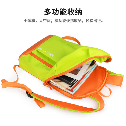 WELLHOUSE Backpack Outdoor Backpack Children's Student Bag Travel Bag Hiking Bag Men's and Women's Casual Bag Camouflage Blue