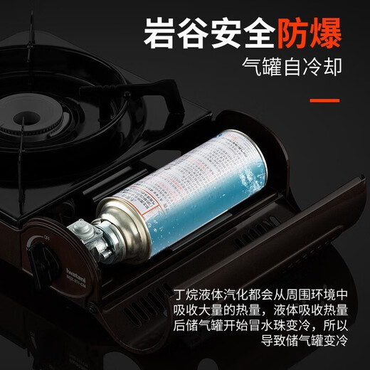 Iwatani Outdoor Portable Cassette Stove Gas Tank Gas Bottle Spray Gun Butane Gas Canned Gas Iwatani Genuine 250g*4+ Storage Bag