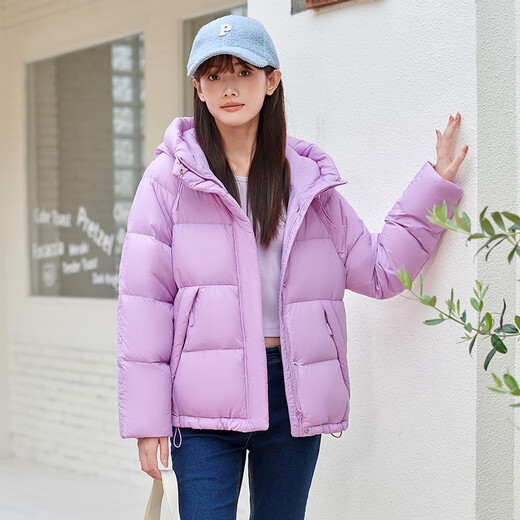 Tambor Winter Down Jacket for Women Fashion Fashion Trendy Veste en vrac TD237370 Gentleman Powder M (160)