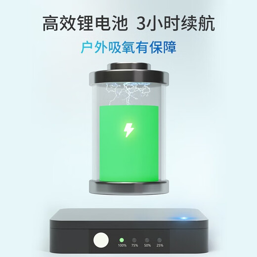 亚适美国医用便携制氧机家用5升老人随身携带户外吸氧机高原氧气机 便携1档等效2L+吸氧大礼包