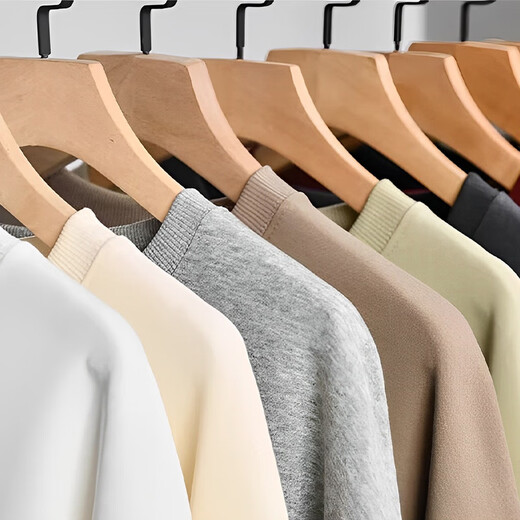 NASA GISS round neck sweatshirt men's loose long-sleeved T-shirt men's and women's same style large size bottoming shirt top black plus velvet 3XL