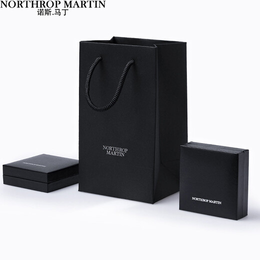 North Martin French shirt cufflinks men's tie clip Swarovski diamond cuff nails gift box blue