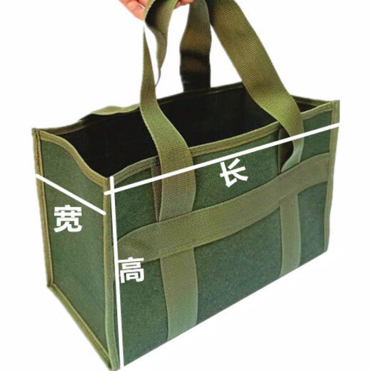 Yinxian portable tool bag hand tool storage bag car insurance thickened tool bag bag canvas electrician repair handbag medium height handbag length 35 width 17 height 29
