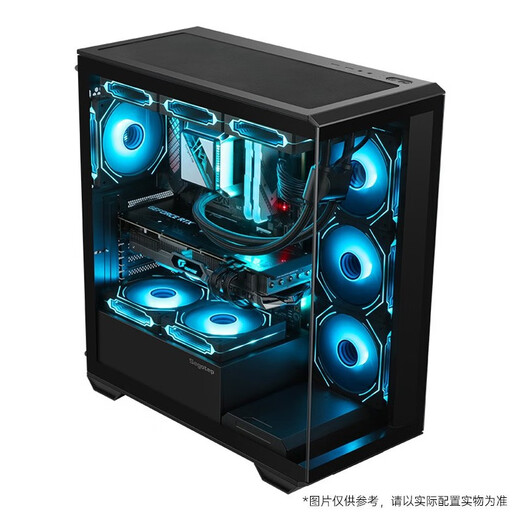 Colorful family bucket Ultra 7 265K/RTX5080 RTX5070Ti graphics card water-cooled desktop assembly computer host AI design rendering game live broadcast DIY complete machine with one丨14600KF丨D5丨RTX5060Ti