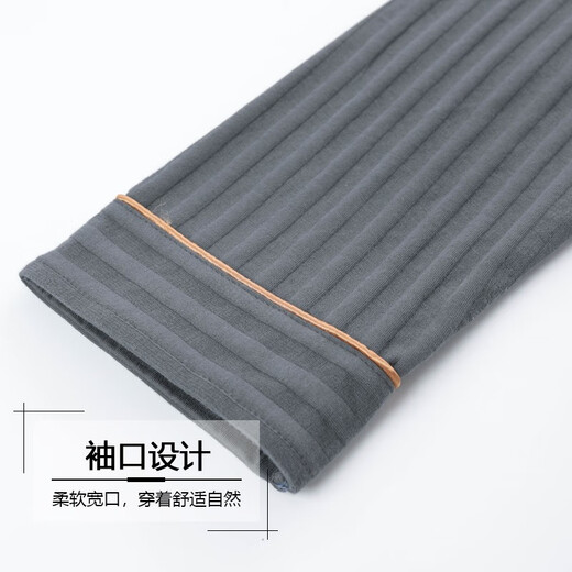 Katzenmänner Pyjamas mittleren und älteren Menschen Frühlings- und Herbststil Xinjiang Baumwolle langärmelte Heimkleidung Herbst- und Winterstil Vater 9905 L empfohlen 110-140jin [Jin ist 0,5 kg]