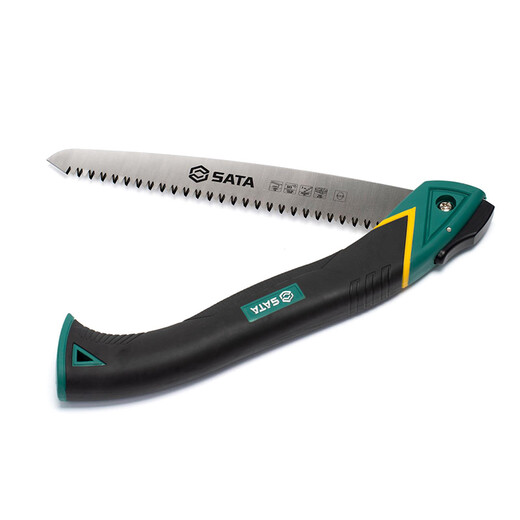 SATA 93526 folding hand saw, garden saw, fruit tree saw, large garden tool hand saw 9 inches