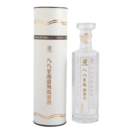 Taiwan Babazhi Shang Sorghum Vin Gift Boîte de vin Vin de gamme haut de gamme Liquor taiwan Liquor commémoratif 53 degrés 500 ml de liqueur de haut niveau est adapté à la collecte de brassage à grains de vin blanc