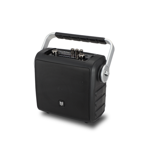 Bader Fenghua Portable K-Song Heavy Bass Square Dance Audio Bluetooth Trolley Outdoor Portable High-Power Speaker with Wireless Microphone Teaching Conference Mobile Amplification Upgraded Version (No Microphone)