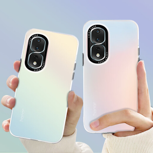 Simei is suitable for Honor 90 mobile phone case, Honor 90 protective cover, laser frosted translucent anti-fall silicone, cool and high-end