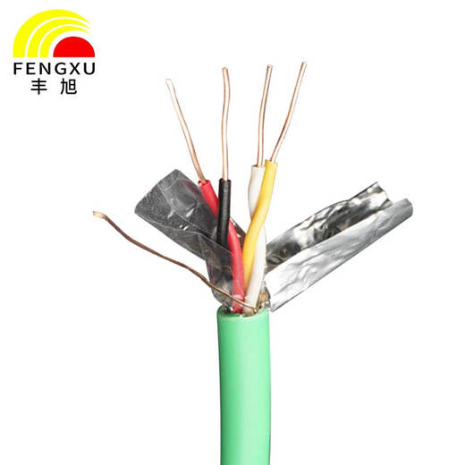 Fengxu KNX/EIB BUS EIB-BUS2*2*0.8 Kommunikationsbuskabel Leuchtensteuerungsdraht intelligenter Schalter Steuerkabel Grüne 200 Meter