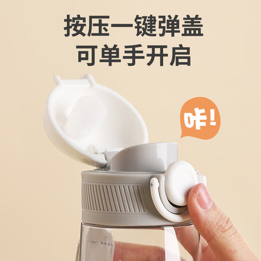 Snoopy (SNOOPY) children's water cup, summer student portable cup, men's and women's direct drinking cup, high temperature resistant kettle, drinking cup 500ml