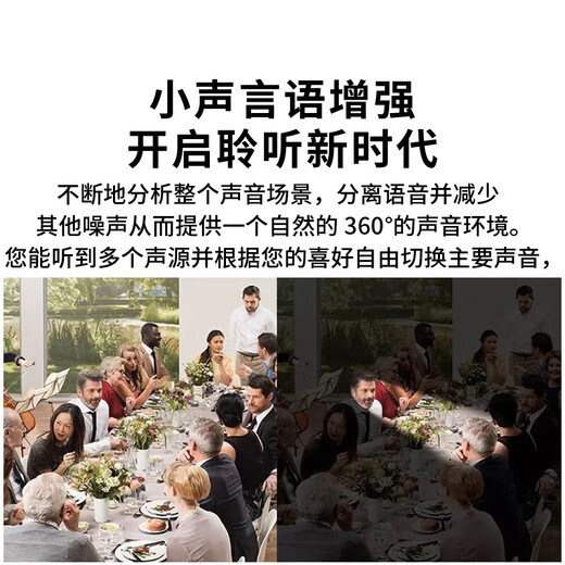 Oticon (oticon) in-ear invisible noise reduction custom hearing aid for elderly people Own 1 IIC