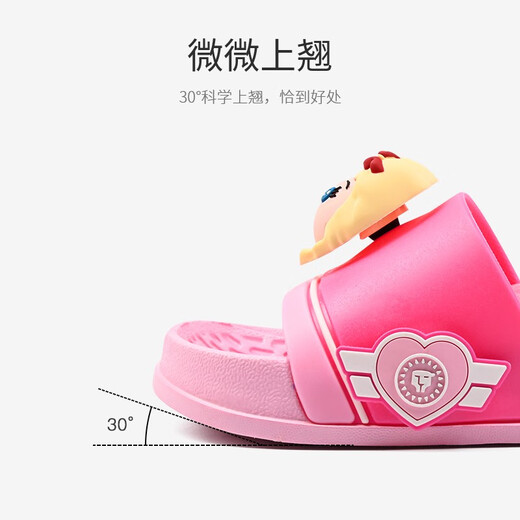 Tyrannis Fit Summer New Style Sandals for Boys and Girls, Comfortable Indoor and Outdoor Home Slippers, Thick Soled Pink 29 Inner Length 19 Suitable for Foot Length 18.5