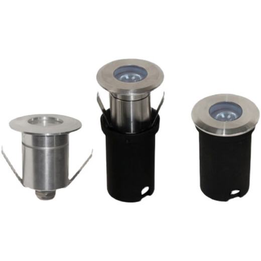 祎琳（yilin）led嵌入式1瓦埋地灯户外防水星星灯不锈钢户外防水地射灯低压12v 22mm1瓦白光/暖光（2选1）