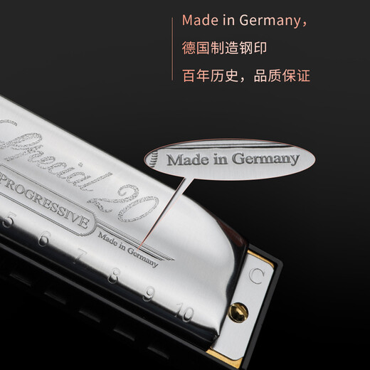 HOHNER licensed German and imported SP20 blues 10-hole harmonica for adults beginner Special20 10-hole G key