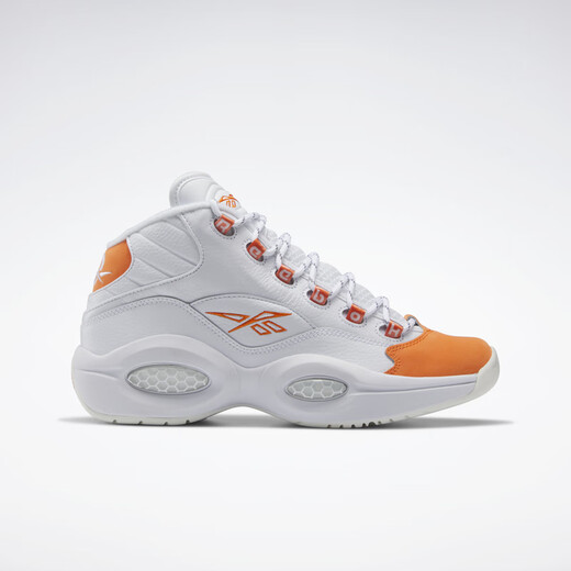 Reebok锐步男女QUESTION MID橙脚趾复古运动实战篮球鞋 HR1049 42