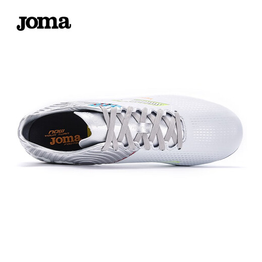 JOMA西班牙足球鞋男成人MG短钉专业足球训练鞋人工草地沙地球鞋运动鞋 白银 42