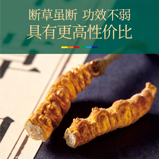 晶草 冬虫夏草断虫草 大断草10克 中老年人营养品礼物实惠自用装