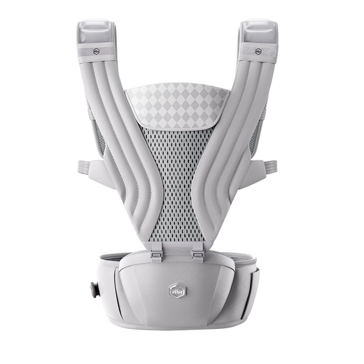 Hubeier HBR Hubeier Air Tabilla de cintura suspendida Correa para bebés Four Seasons Four Seasons Multifuncionales Baby Holting Artefacto para reducir la presión de la cintura suspendida de la cintura Silver Mist White