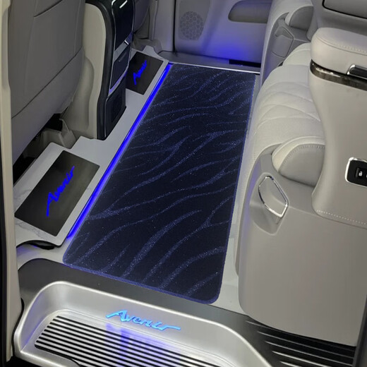 Bernian Hongfu Buick GL8 Classe d'affaires Es Lu Zun Zhongbai Foot Pad 653T Avia 652T Deuxième rangée Modified Tapis de glissement modifié Burg Row Row [Remarks Model]