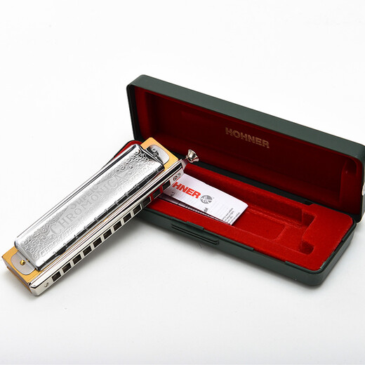 HOHNER德国HOHNER12孔半音阶口琴和来270初学者专业演奏自学乐器木琴格 HOHNER 270  C 调 初学推荐