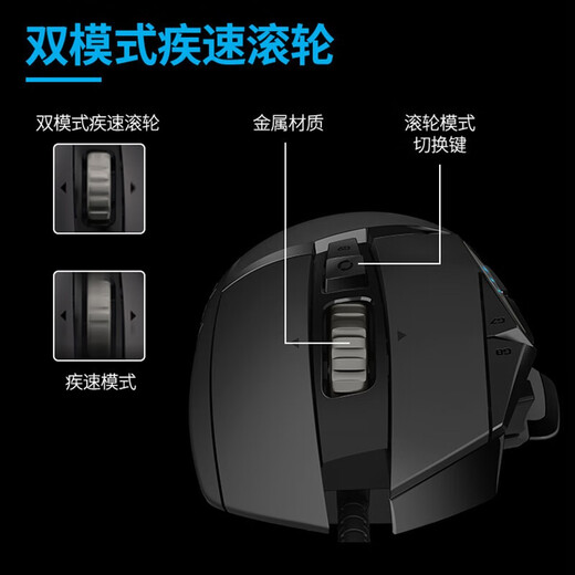 罗技（Logitech）K845有线电竞游戏键盘鼠标套装G502hero主宰者 背光全尺寸机械键盘 宏编程鼠标套装LOL吃鸡 K845红轴+G502 HERO