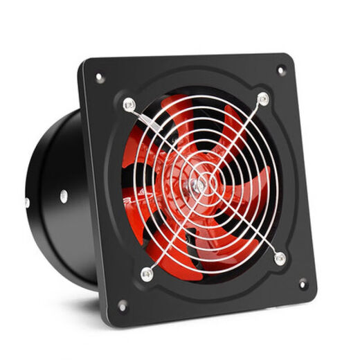 Motor ventilation fan duct small wall-type one-way duct hotel exhaust duct smoke machine embedded white 4 inches