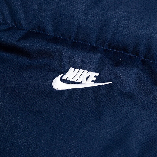 Nike (Nike) Cotton Clothing's Men's Automne and Winter Nouveau costume de course extérieur Veste de gilet à l'épreuve du vent et chaud FB7374-410 Navy Blue XL