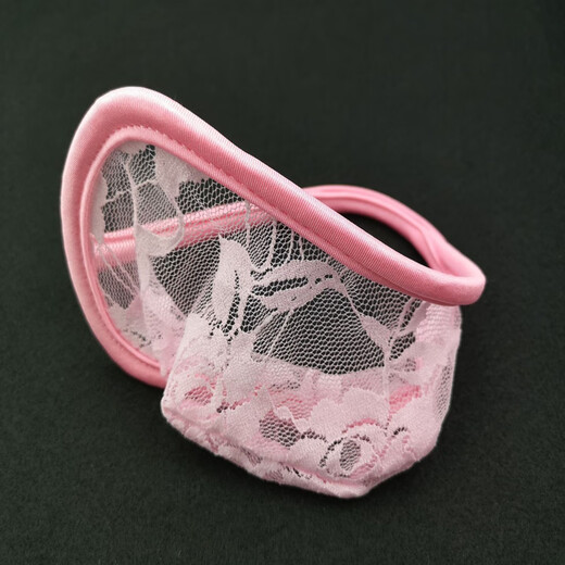 Sexy men's C-string invisible thong lace men's sexy underwear to seduce couples adult products sex toys white one size