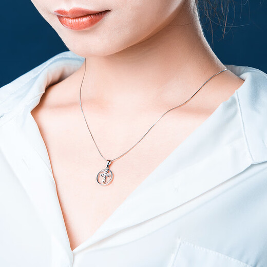 Pt.Charm New Year's gift platinum pendant women's cross platinum pendant pt950 platinum necklace birthday gift for girlfriend customized 2.2-2.3