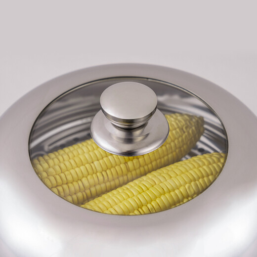 Debo Debo soup pot stainless steel single-layer steamer steamer induction cooker dual-purpose pot Eileen 26cm