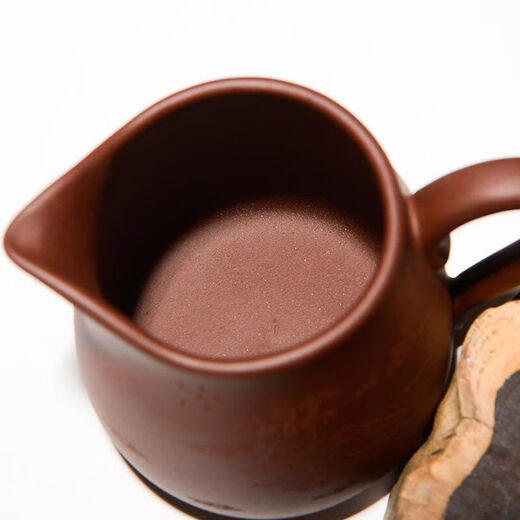 Zun pot purple sand fair cup tea sea tea divider kungfu tea set accessories purple clay carved landscape cup