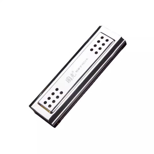 Guoguang Harmonica 24-Loch Polyphonische C-Tune G-Tune doppelseitige Doppel-Tune-Anfänger-Selbststudie Einführung für erwachsene professionelle Leistung 24-Loch-Polyphonische Silber doppelseitig [C-Tune + G-Tune]