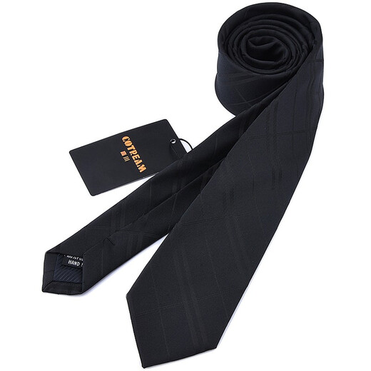 Takachuan Korean style fashion narrow tie men 6cm casual formal wear black groom wedding British plaid small student trend gentleman plaid