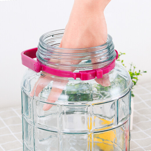 Extreme space glass jar, wine bottle, wine container, sealed jar, pickle jar, kimchi jar, liquor container, wine jar 10 Jin Jin equals 0.5 kg