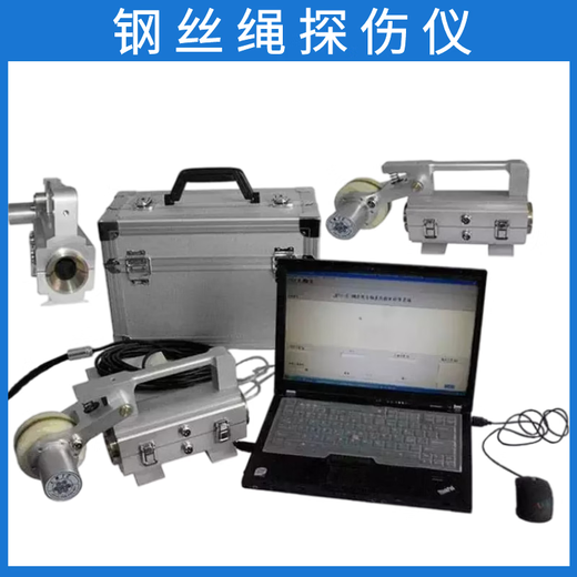 Renjuyi Customized Rope Flaw Detector Tower Crane Wire Rope Destruction Tester High-precision Elevator Lifting Wire Detector JT833 (Host + Software + Probe)