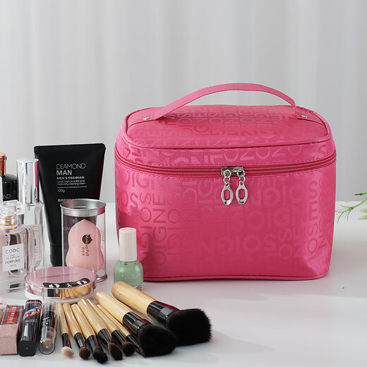 Cosmetic bag super popular portable cute female travel carry-on simple toiletry storage bag pink