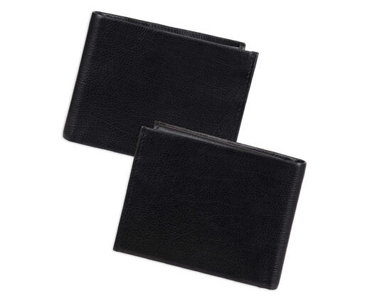 Calvin Klein RFID Men's Rfid Bifold Billet Billet Negro Juego de identificación de una talla para novio Regalo de cumpleaños