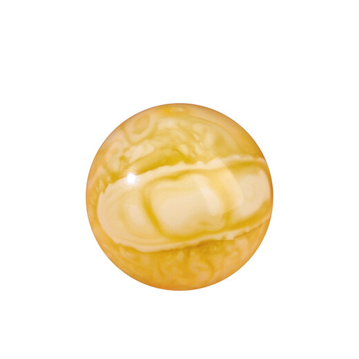 Gepan beeswax single beads, Russian material, chicken fat yellow beads, literary toy accessories, multi-treasure beads, loose beads, single round beads, beeswax loose beads 16mm*1