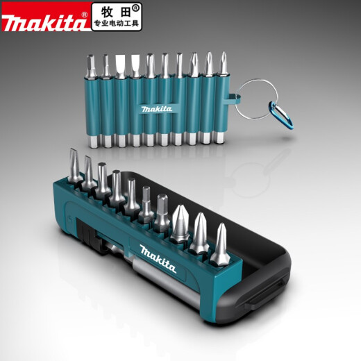 Makita (Makita) Japón Makita Tie Set ELECTRICLETR ELECTRIVER Cross Driver Head Talad de perforación eléctrica Beatle Combinación Makita Tie [10 Pack E-15833]